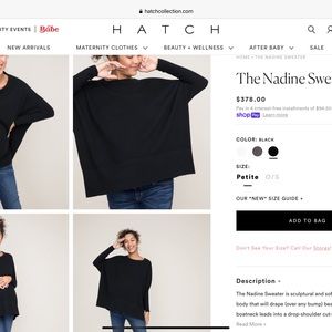 Hatch Nadine cashmere sweater OS